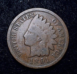 Centavo cabeza india 1891 - Imagen 1 de 2