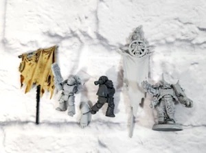 Warhammer 40k - Chaos Space Marine Chosen Dark Vengeance + Banner Misc LOT - Picture 1 of 3