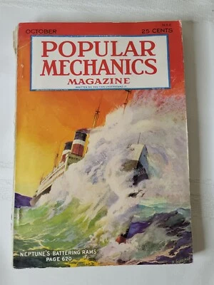 October 1928 POPULAR MECHANICS MAGAZINE RARE ADS Harley Davidson MOTORCYCLE - Image 1 of 4