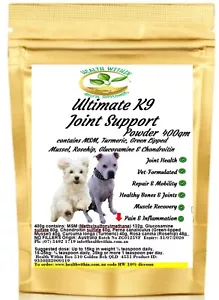 Ultimate Canine Joint Dog Supplement MSM Glucosamine Chondroitin Rosehip 1kg - Imagen 1 de 4