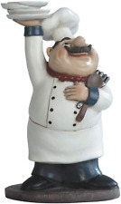 SS-G-65003 Chef Holding Plates Figurine, 10.75"