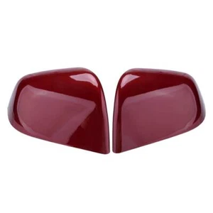 Cubierta roja de tapa de espejo retrovisor lateral izquierdo y derecho apta para Tesla modelo Y 2020-23 zx - Imagen 1 de 4