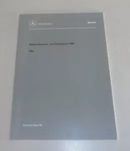 Manual de Taller Entrada Mercedes Vito W638 Inyección Sistema Encendido Pms 1996 - Imagen 1 de 2