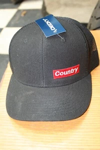 GORRA DE BÉISBOL NEGRA CON BORDADO DE PAÍS Sombrero Ajustable Logo Bordado - Imagen 1 de 3