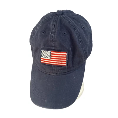 OLD NAVY American Flag Hat Adult One Size Blue Adjustable Dad Hat Patriot Vote - Image 1 of 4