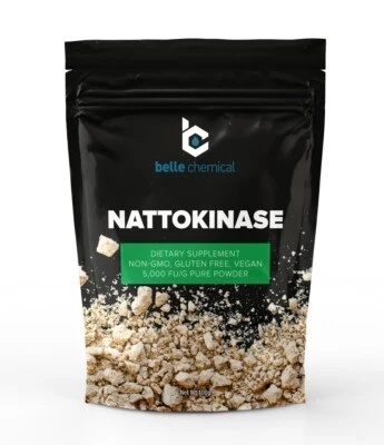 Pure Nattokinase Powder - Non-GMO, Gluten Free, Vegan Bulk - Image 1 of 3