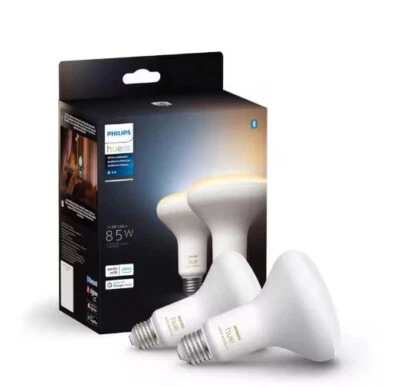 85W Equivalent BR30 Smart LED Tunable White Light Bulb with Bluetooth (2 pack) - Image 1 of 2