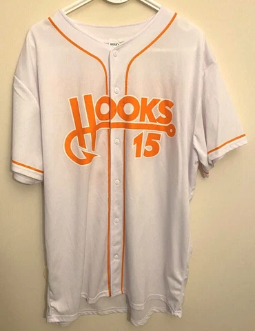 Success Promotions CORPUS CHRISTI HOOKS 15 WHATABURGER White/Orange Jersey Sz L Cover