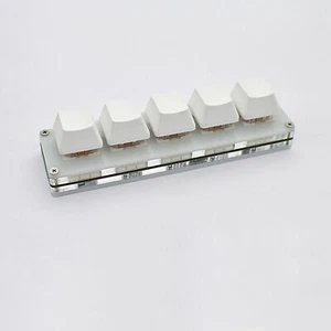 5 Key Gaming Keyboard Programming Macro keypad W/Data Cable Mechanical Keyboard - Picture 1 of 3