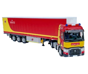 Renault Lastwagen T-Shirt 460 Halb Plane 1/43 Sicherheit Civile - Eligor 118103 - Bild 1 von 5