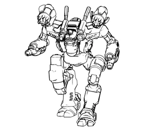 Lobo | CGL 1:265 Scale BattleMech | Battletech Miniatur - Bild 1 von 1