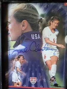 BRANDI CHASTAIN SIGNED 8X10 PHOTO USA SOCCER WORLD CUP - Picture 1 of 1