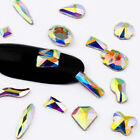 100 Stck. Nail Art Strasssteine Glitzer Diamant Kristall Edelsteine 3D Tipps zum Selbermachen Dekoration