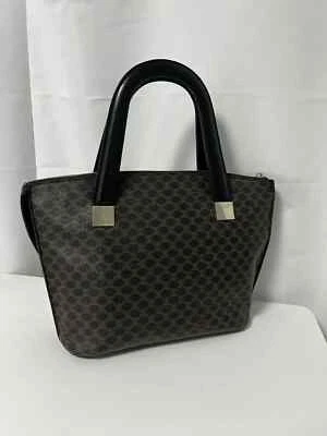 Bolso de Mano Celine Vintage Triope Negro Macadam G45768 Foto 1 de 4