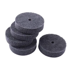 5 Pcs 3 Inch 75mm Fiber Polishing Buffing Wheel Sanding Disc Fiber Wheels Buffin - Picture 1 of 6