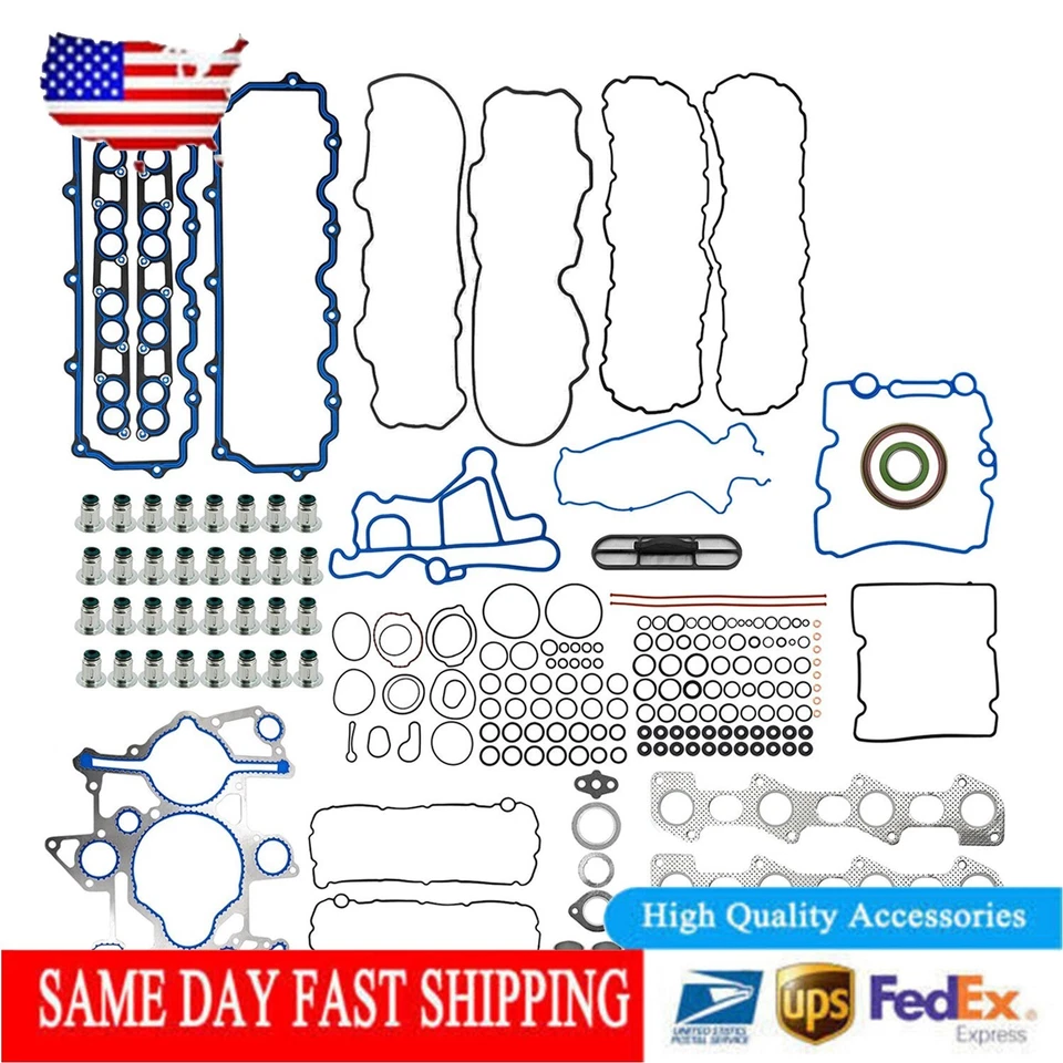 For 2003-2007 Ford F-250/F-350 6.0L Powerstroke Engine Rebuild Gasket Set US - Image 1 of 4
