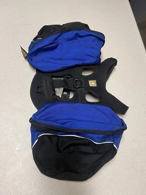 Ruffwear Perro Pequeño Senderismo Mochila Alforjas Azul y Negro Camping Viaje  Foto 1 de 4