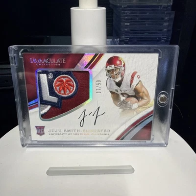 2017 Panini Immaculate Collegiate /10 Juju Smith-Schuster RPA Bowl Patch - Image 1 of 3