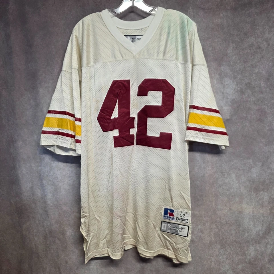 Vintage Russell Athletic Authentic USC Trojans Ronnie Lott 42 Jersey Mens 52 2XL - Image 1 of 4