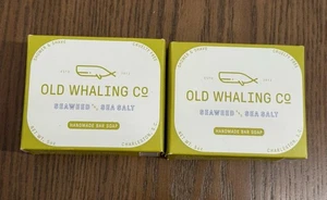 Old Whaling Co. Soap - Seaweed And Sea Salt Lot of 2 Bar Soap Beachy Blend New - Picture 1 of 6