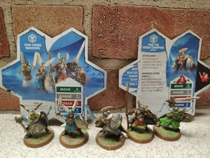 Heroscape Lot: Tarn Viking Warriors, Finn 2 Cards - Picture 1 of 13