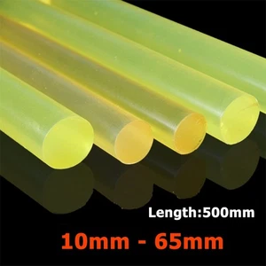 10 mm - 65 mm PU Polyurethan massiv Rundstab Stab elastisch Länge 300 mm/500 mm - Picture 1 of 7