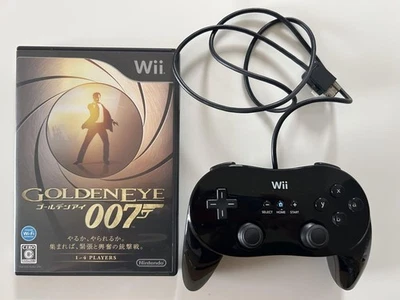 Wii GoldenEye 007 Classic Controller Pro Set with Instructions - Tested/Working - Image 1 of 4