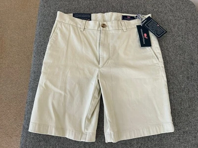 Pantalones Cortos Chinos Vineyard Vines Breaker Para Hombre 32 (10" Ins) Caqui Nuevos con Etiquetas Foto 1 de 4
