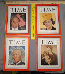Time Magazine Weekly Lot December 1 8 29 1947 January 5 1948 George Marshall - Picture 1 of 17