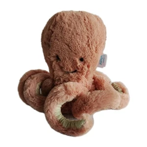 Jellycat Baby Odell Octopus Plush 6"  Blush Dusty Pink Stuffed Animal - Picture 1 of 7