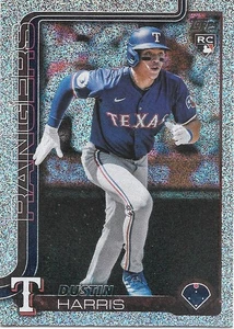 2025 Topps Serie 2 Dustin Harris RC Brillo de arena - Texas Rangers- #374 - Imagen 1 de 1