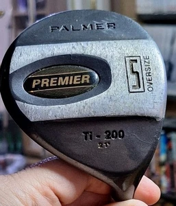 Palmer Premier Oversize 5 Wood, Silver 21° Ti-200, Men's R Flex, Graphite Shaft. - Picture 1 of 24