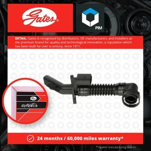 Crank Case Breather Pipe Hose fits VW TOUAREG 7L, 7P 3.6 05 to 18 Gates Quality - Picture 1 of 2