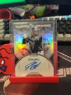 2019 Panini Prizm #GB-JB Josh Bell Game Ball Graphs Silver AUTO - Image 1 of 2