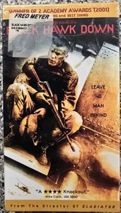 BLACK HAWK DOWN (vhs) Josh Hartnett, Ewan McGregor, Eric Bana. NEW. Rare. Sealed - Bild 1 von 2