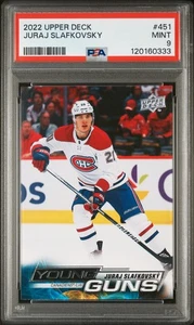 2022-23 Upper deck Young Guns Juraj Slafkovsky RC PSA 9 #451 - Picture 1 of 2