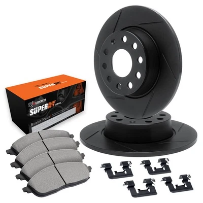 For Ford Explorer Sport 03 R1 Concepts Slotted Rear Brake Kit w Super Duty Pads - Изображение 1 из 2