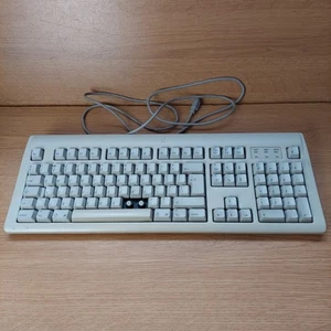 Teclado Apple Apple 1994 vintage AppleDesign M2980, -2 teclas, ¡probado y funcionando! - Imagen 1 de 23