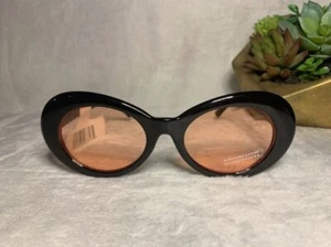 Vintage Bold Oval Nirvana Inspired Sunglasses - Picture 1 of 3