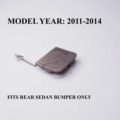 Parachoques Trasero Remolque Gancho Funda cap para VW Passat B7 3C sedan - Imagen 1 de 4