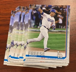 2019 Topps Series 2 #665 David Freese 18 count lot Los Angeles Dodgers - Picture 1 of 2