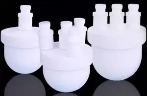 Round-bottom flask with multi-joints flasks reactor laboratory equipment PTFE - Picture 1 of 7