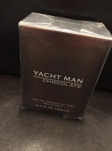 YACHT MAN CHOCOLATE EAU DE TOILETTE NATURAL SPRAY, 3.4oz 100ml, New - Picture 1 of 8