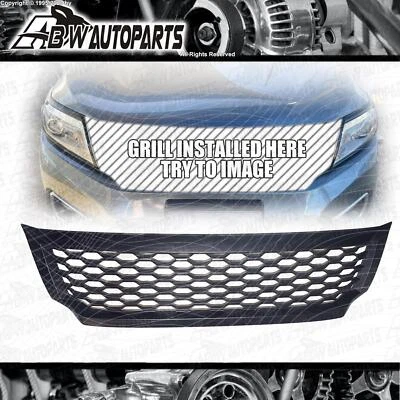Matt Black Front Bumper Grill Grille Fit Nissan Navara NP300 D23 2015-2020 - image 1 of 3