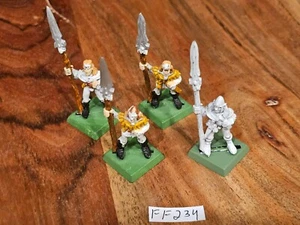 Warhammer Fantasy AOS Wood Elves Wanderers Glade Guard Spearmen Marauder OOP x4 - Picture 1 of 24