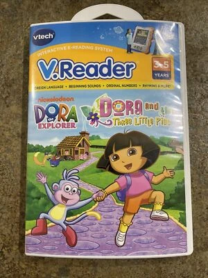Vtech VReader Dora the Explorer & the 3 Little Pigs 2010  - Image 1 of 3