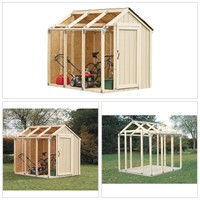 2x4 basics shed peak roof kit 2350-4046 storage sheds new