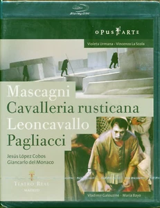 Teatro Real Mascagni: Cavalleria Rusticana,Leoncavallo Pagliacci Blu-ray NEW - Picture 1 of 2