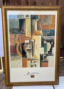Violin and Guitar by Pablo Picasso - 24 X 36 Inches Art Print - READ DESCRIPTION - Picture 1 of 5