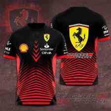 Custom Name F1 Ferrari Fans Training Sport Tee Racing Shirt, S-5XL Free Shipping